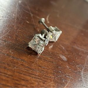 The Piercing Emporium Clear Cubic Zirconia Studs